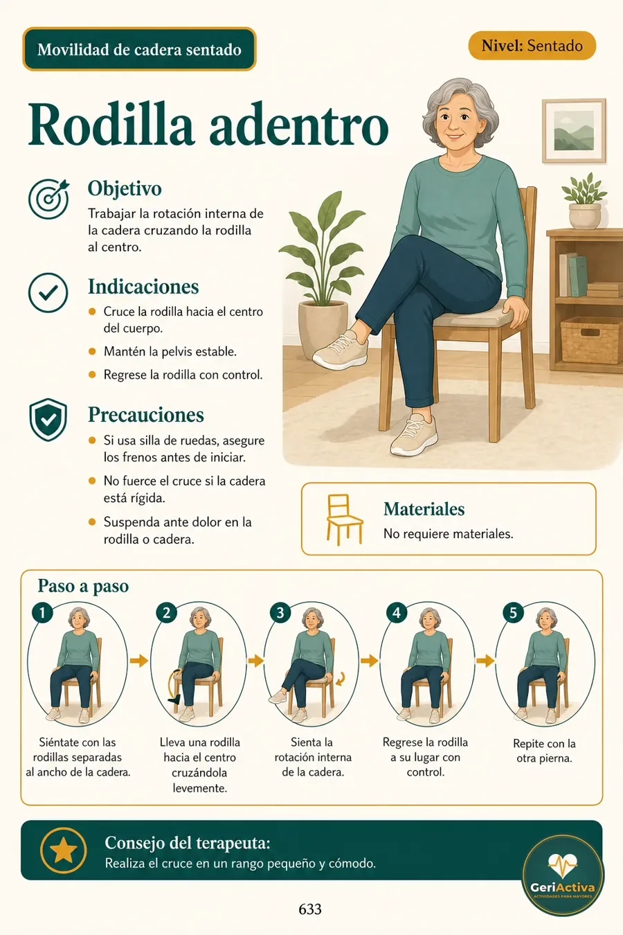 Ejercicio de movilidad reducida